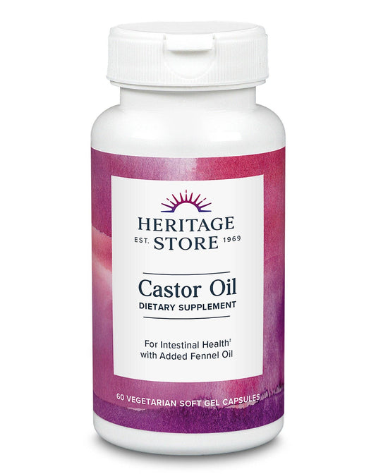 Castor Oil Capsules 60 ct: 60ct