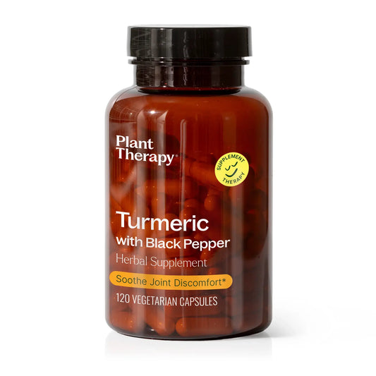 Turmeric With Black Pepper Herbal Supplement 120 Capsules
