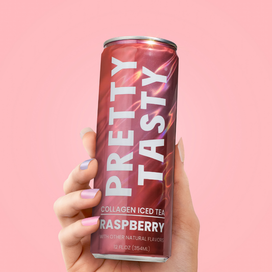 Collagen Protein Peptide Raspberry Iced Tea, 12oz