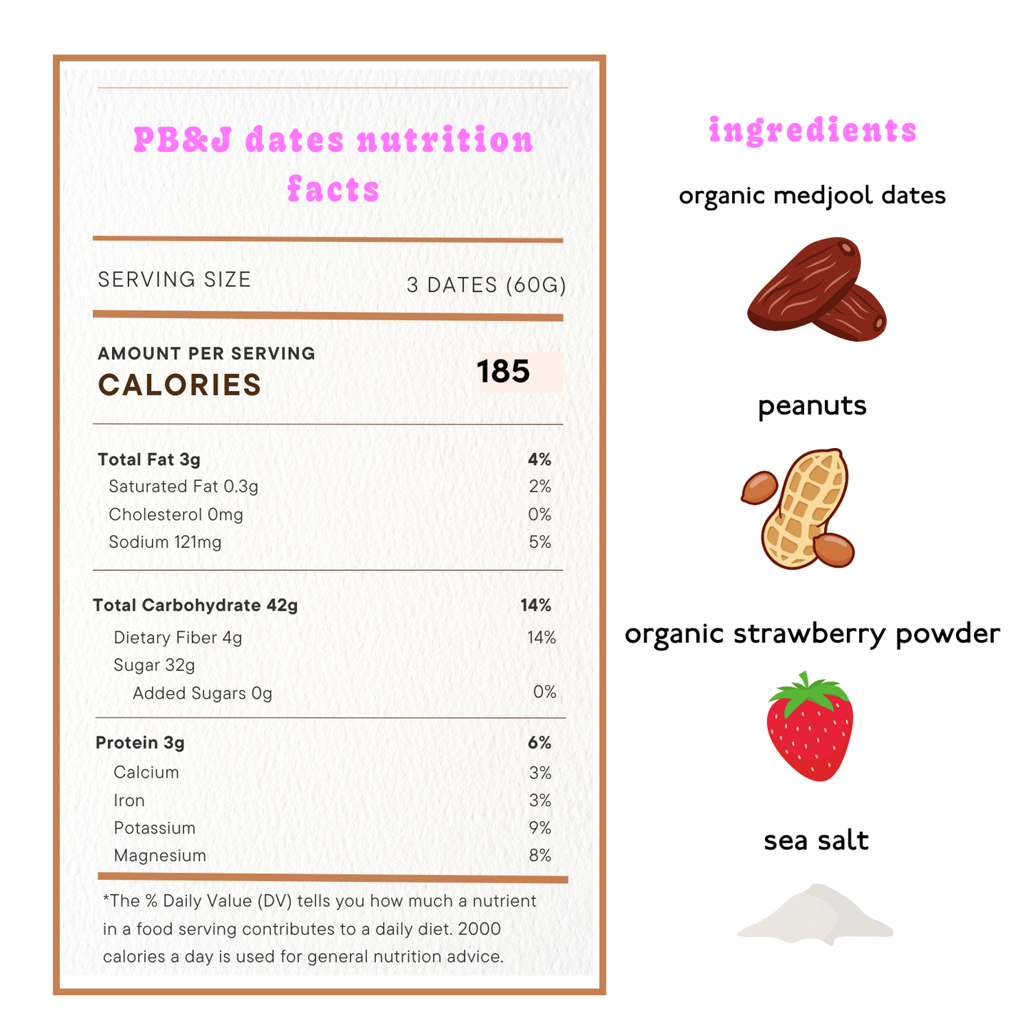 PB&J Dates | Individually Wrapped