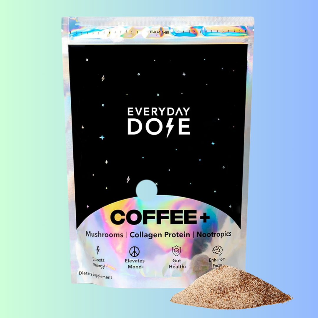 The Everyday Dose Mushroom Coffee+: Focus, Energy & Immunity