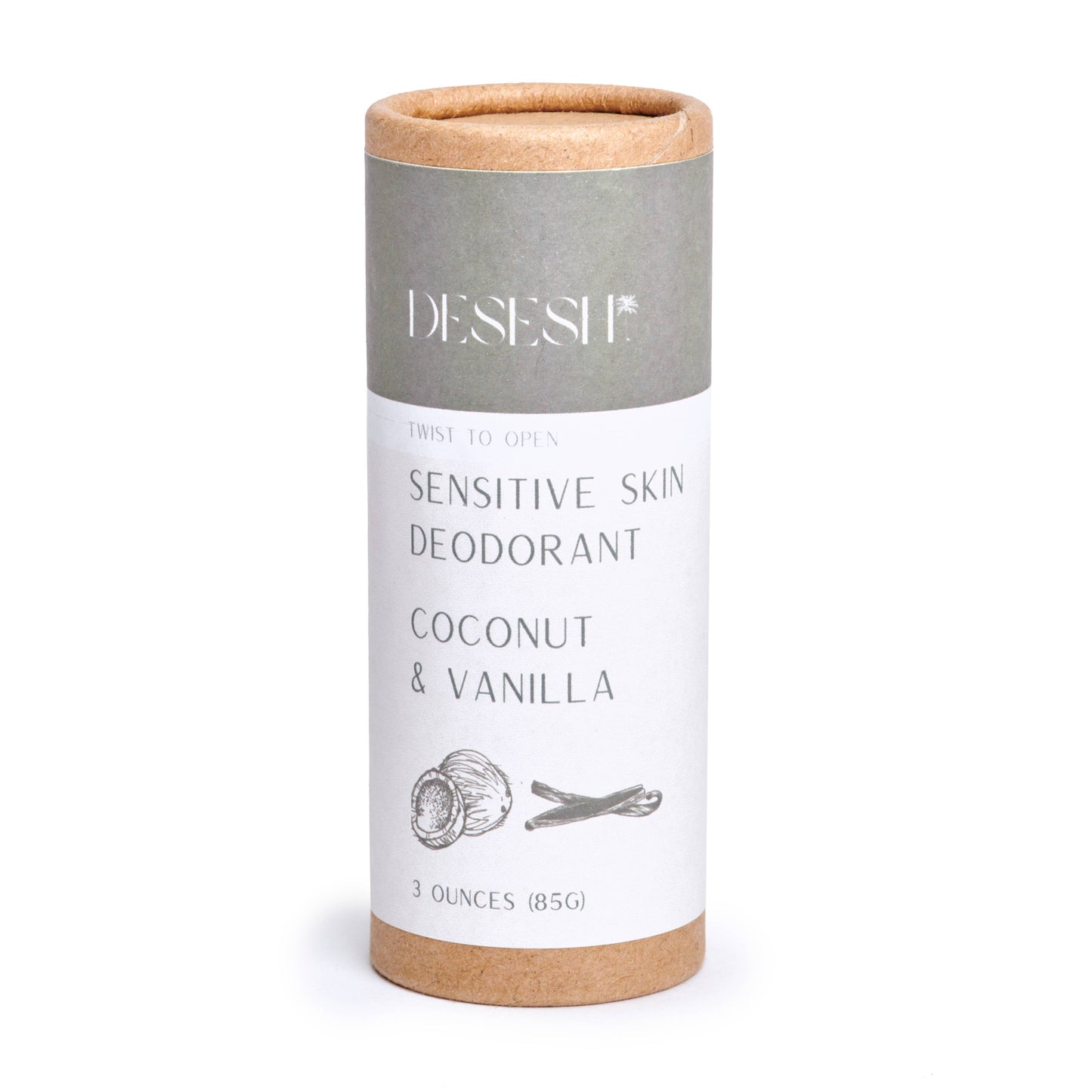 Natural Sensitive Deodorant (Aluminum Free, No Baking Soda): Lavender & Rose