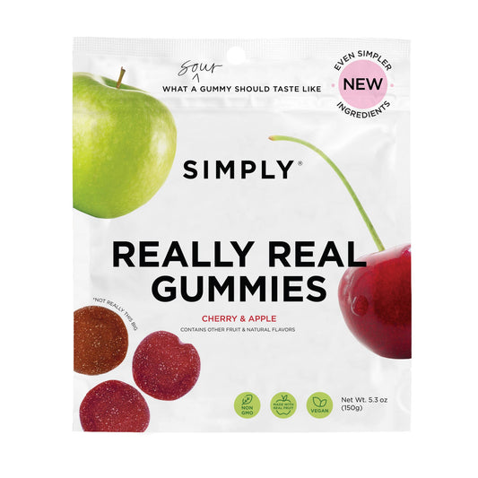Really Real Gummies - Sour Apple & Cherry (5.3 oz Bags)