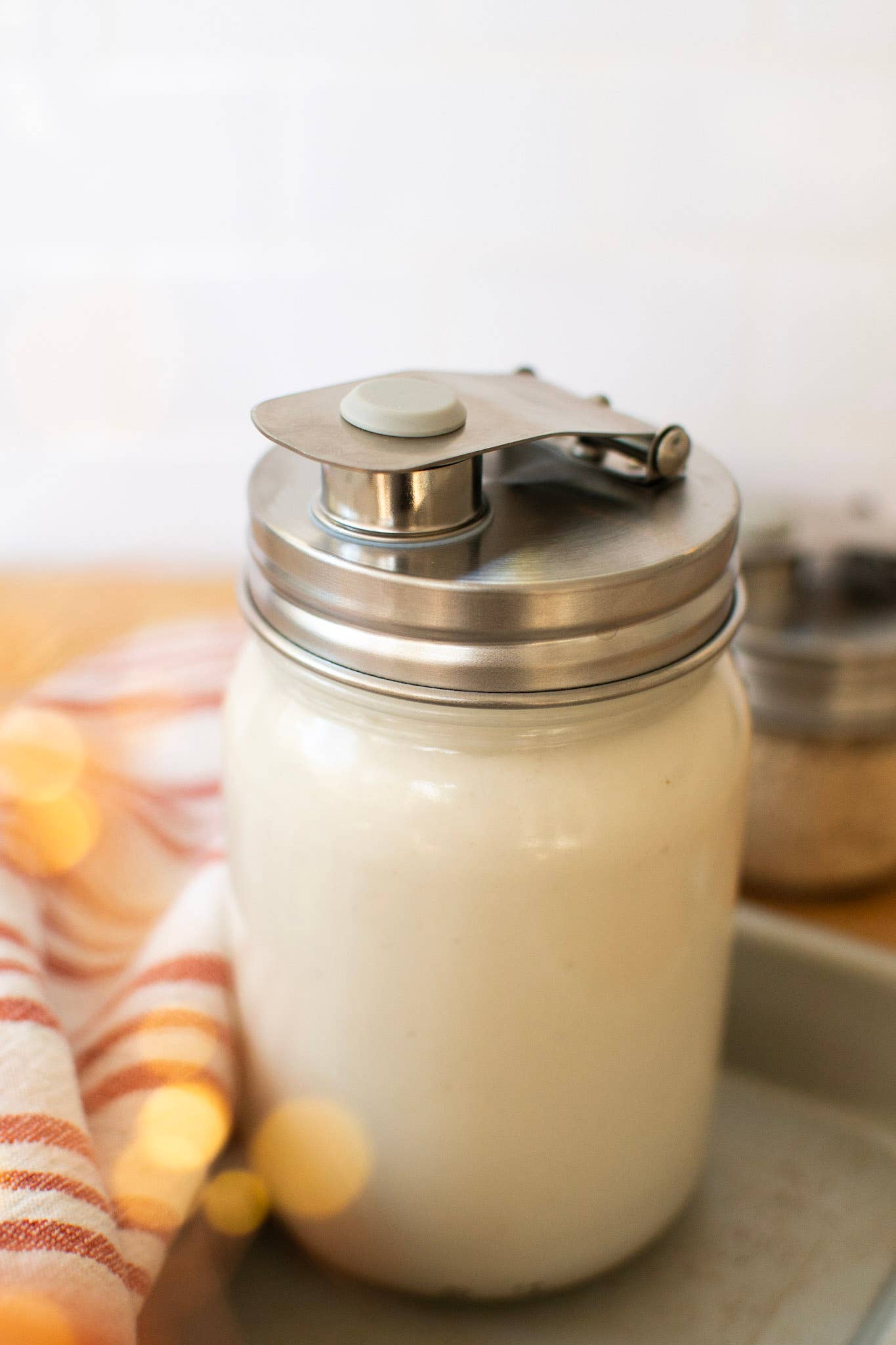 Pourable Jar Lid - Regular Mouth - Stainless Steel