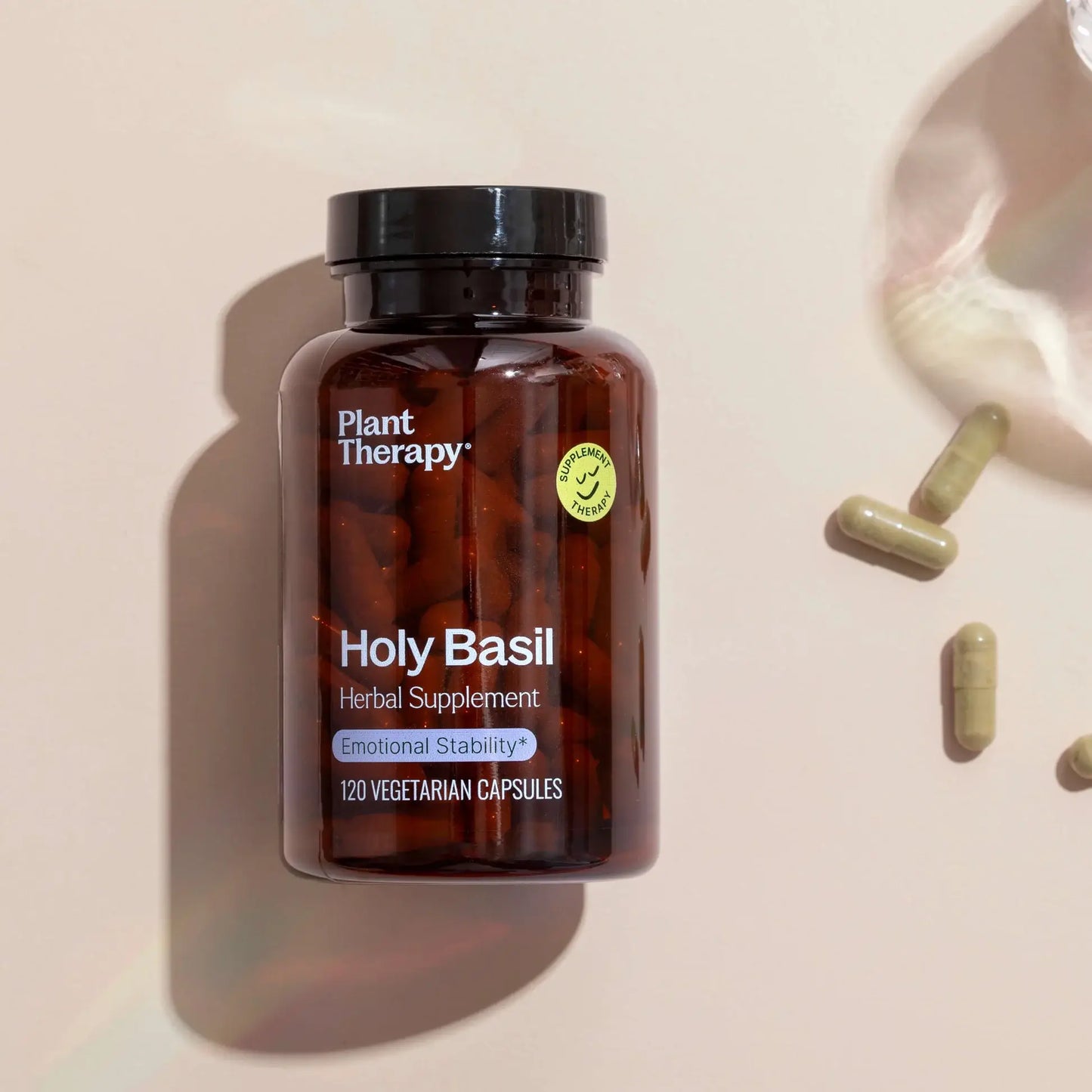 Holy Basil Herbal Supplement Capsules-120 Capsules