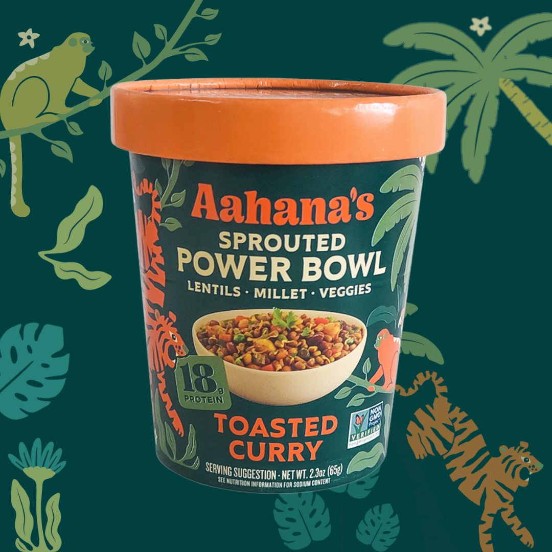 Toasted Curry - Sprouted Power Bowl - Vegan, Gluten-Free