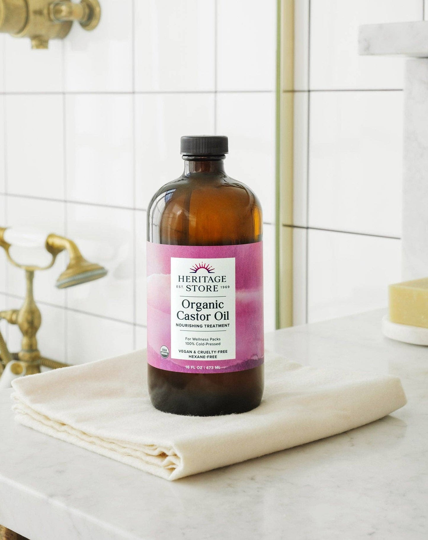 Organic Castor Oil 16 oz/32 oz: 32oz