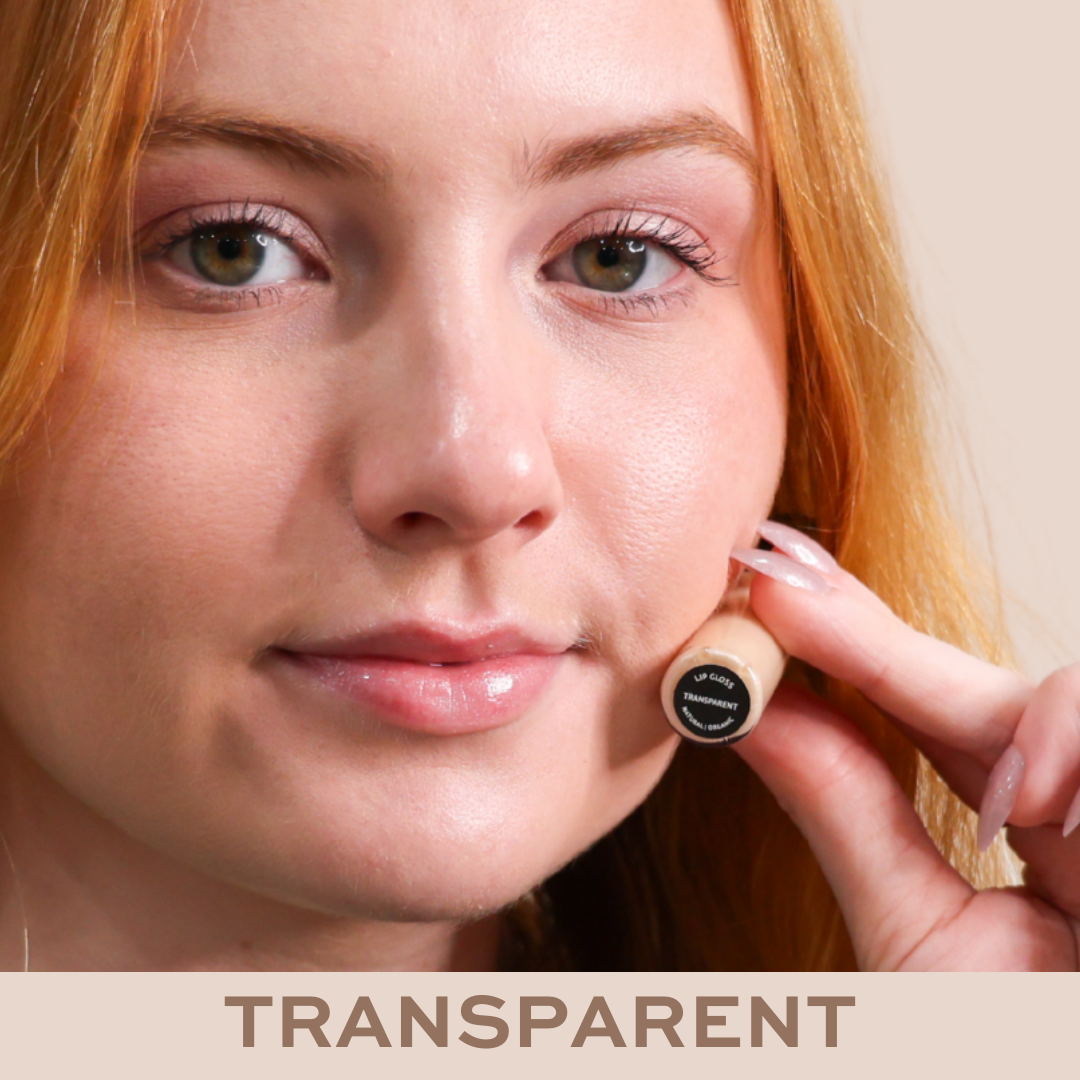 Lip Gloss – Natural Hydrating Organic Shine in Clear & Bold : Confident