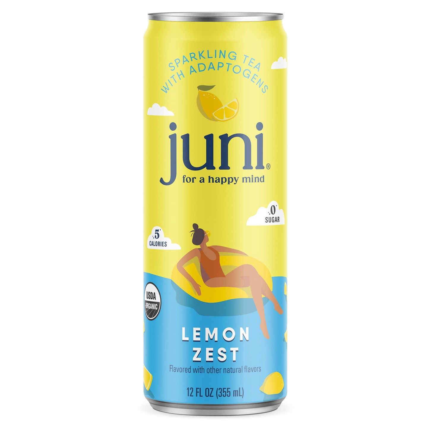 Juni Sparkling Adaptogenic Tea - Lemon: