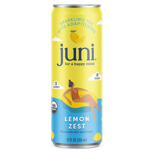 Juni Sparkling Adaptogenic Tea - Lemon: