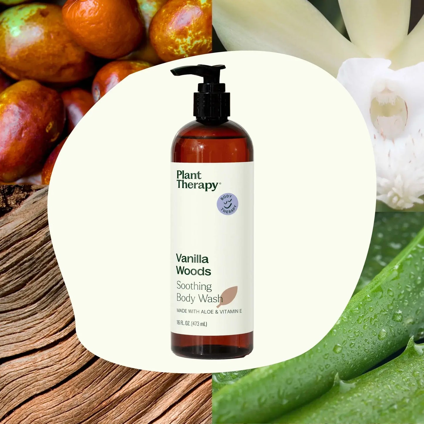 Vanilla Woods Body Wash 16 oz