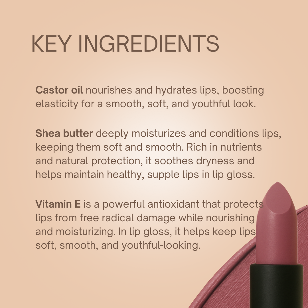 Lipstick – Hydrating Organic Color in Lush & Matte Shades: Marilyn