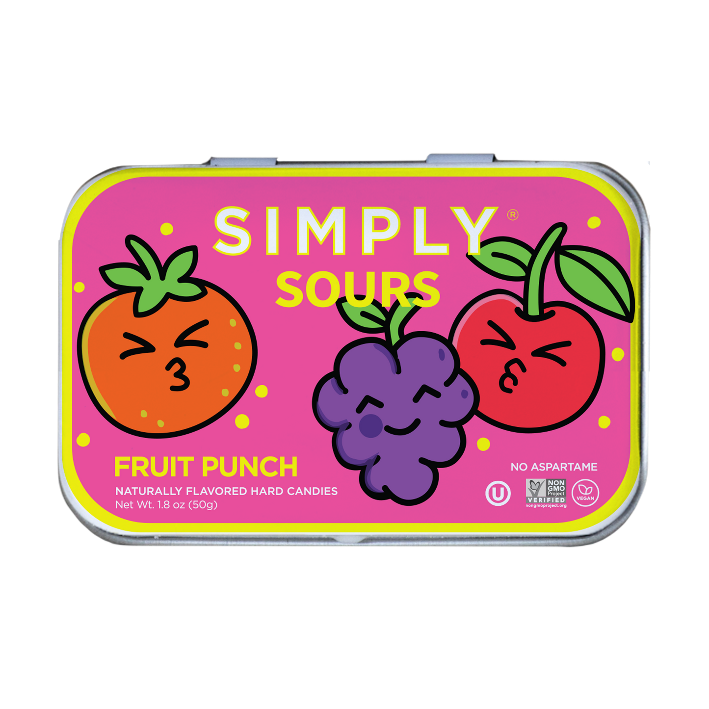 Simply Sours - Fruit Punch 1.8oz | 6 Tins