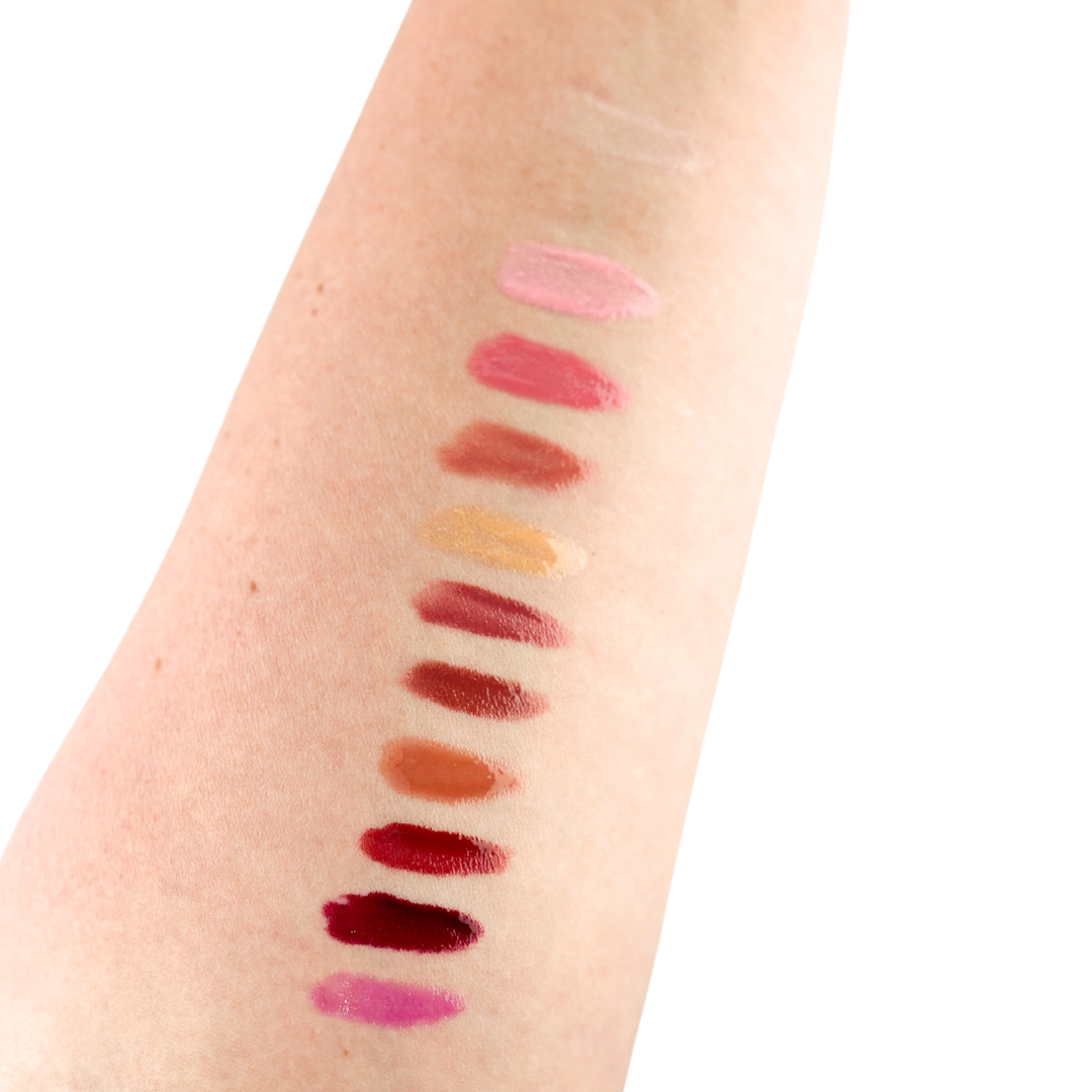 Lip Gloss – Natural Hydrating Organic Shine in Clear & Bold : Confident