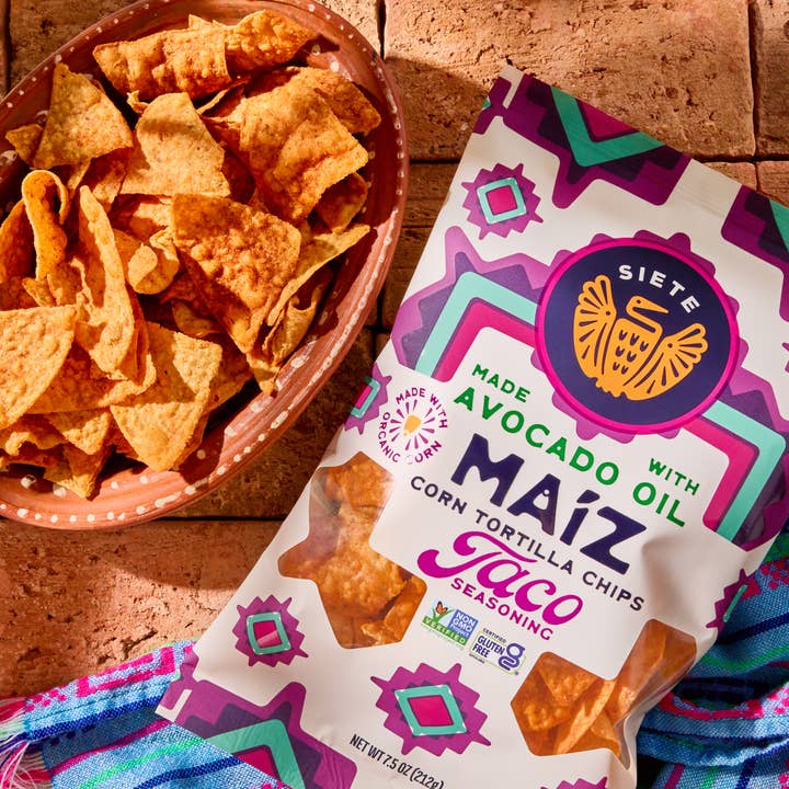 Maíz Taco Seasoning Corn Tortilla Chips