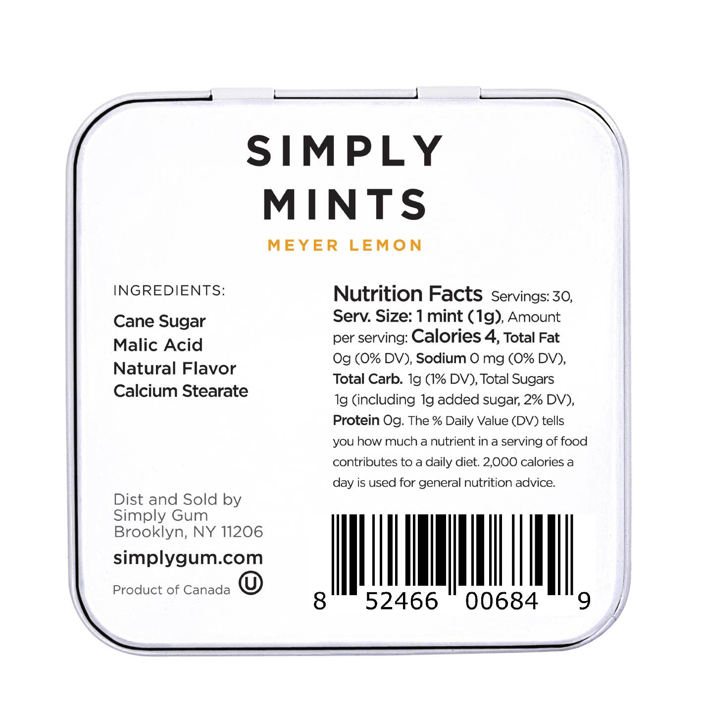 Simply Mints - Lemon | Pack of Six