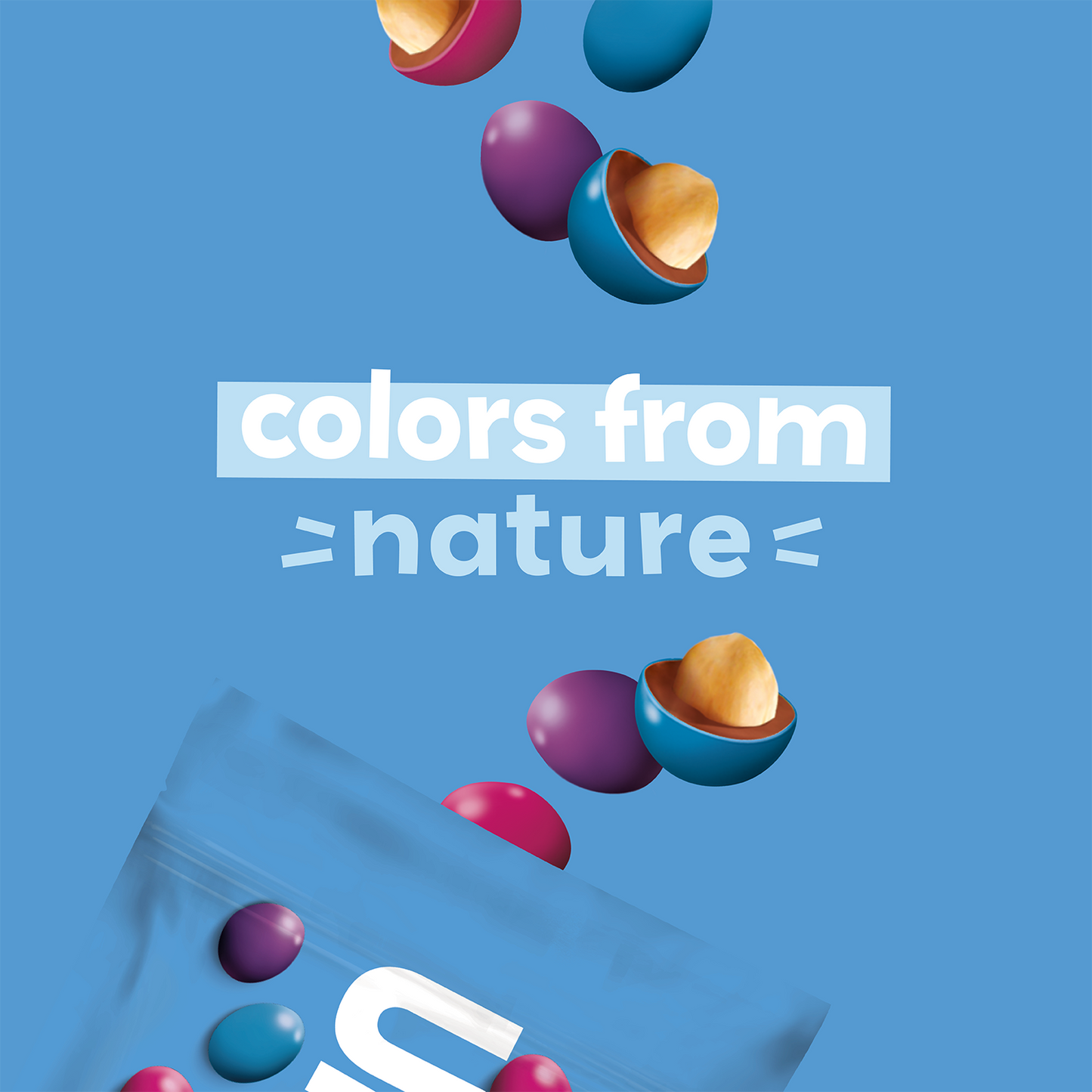 Dark Chocolate Peanut Gems Snack Bags