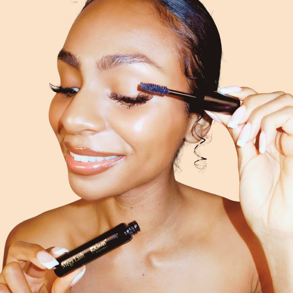 EWG VERIFIED Award Winning Mega Lash Mascara Vegan Friendly: Midnight