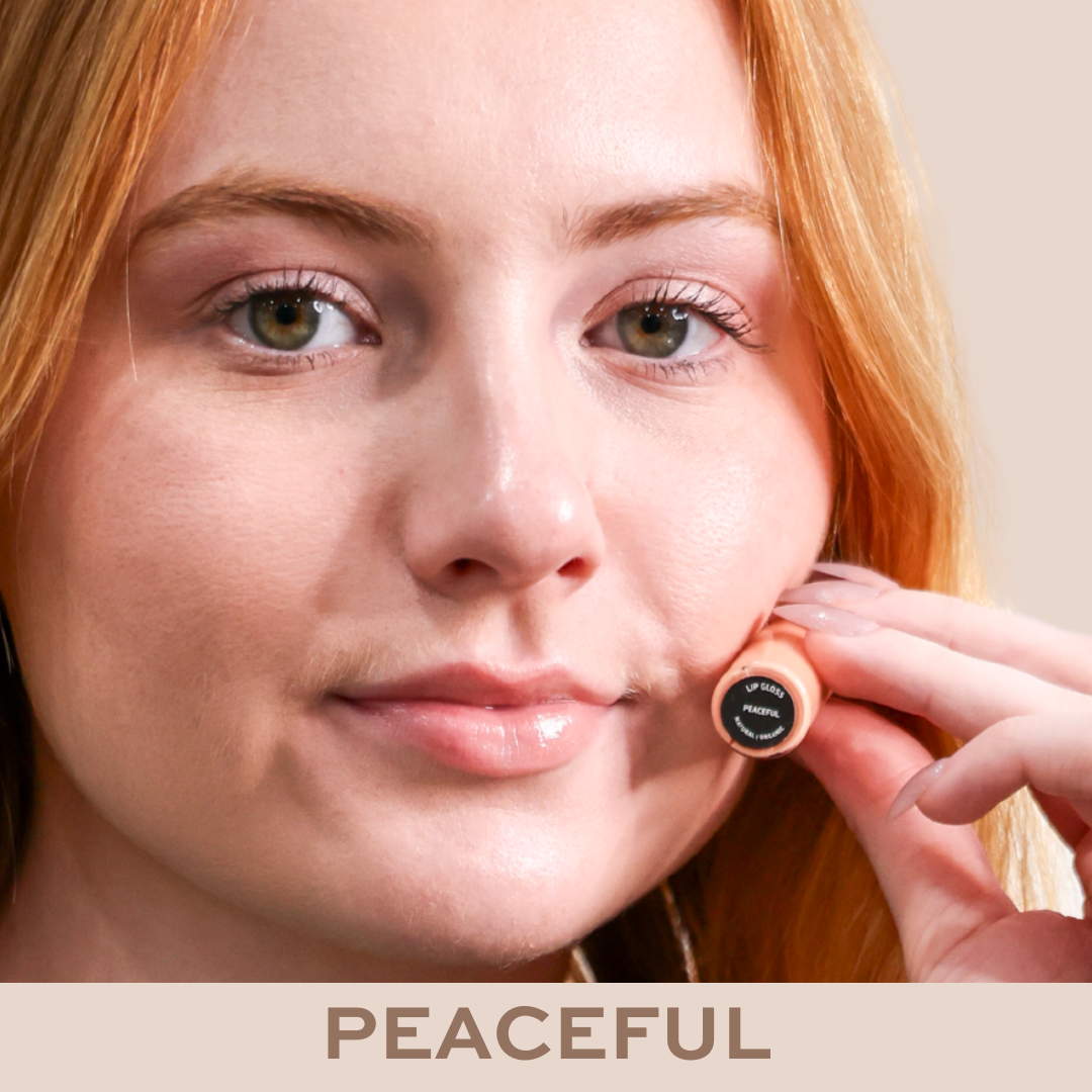 Lip Gloss – Natural Hydrating Organic Shine in Clear & Bold : Confident