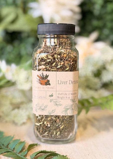 Liver Detox Blend: 8 oz Glass Jar