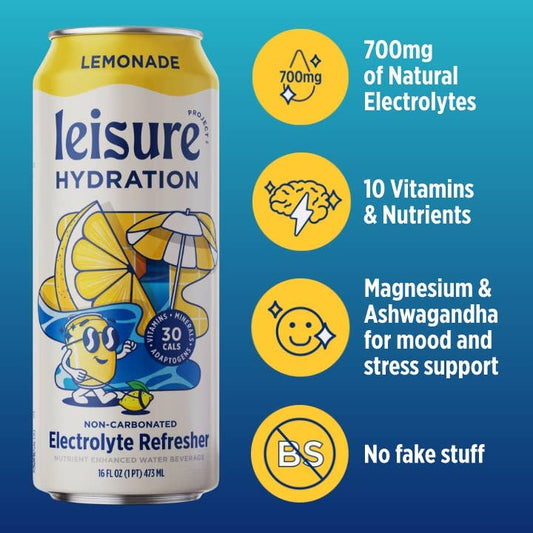 Leisure Hydration Electrolyte Lemonade