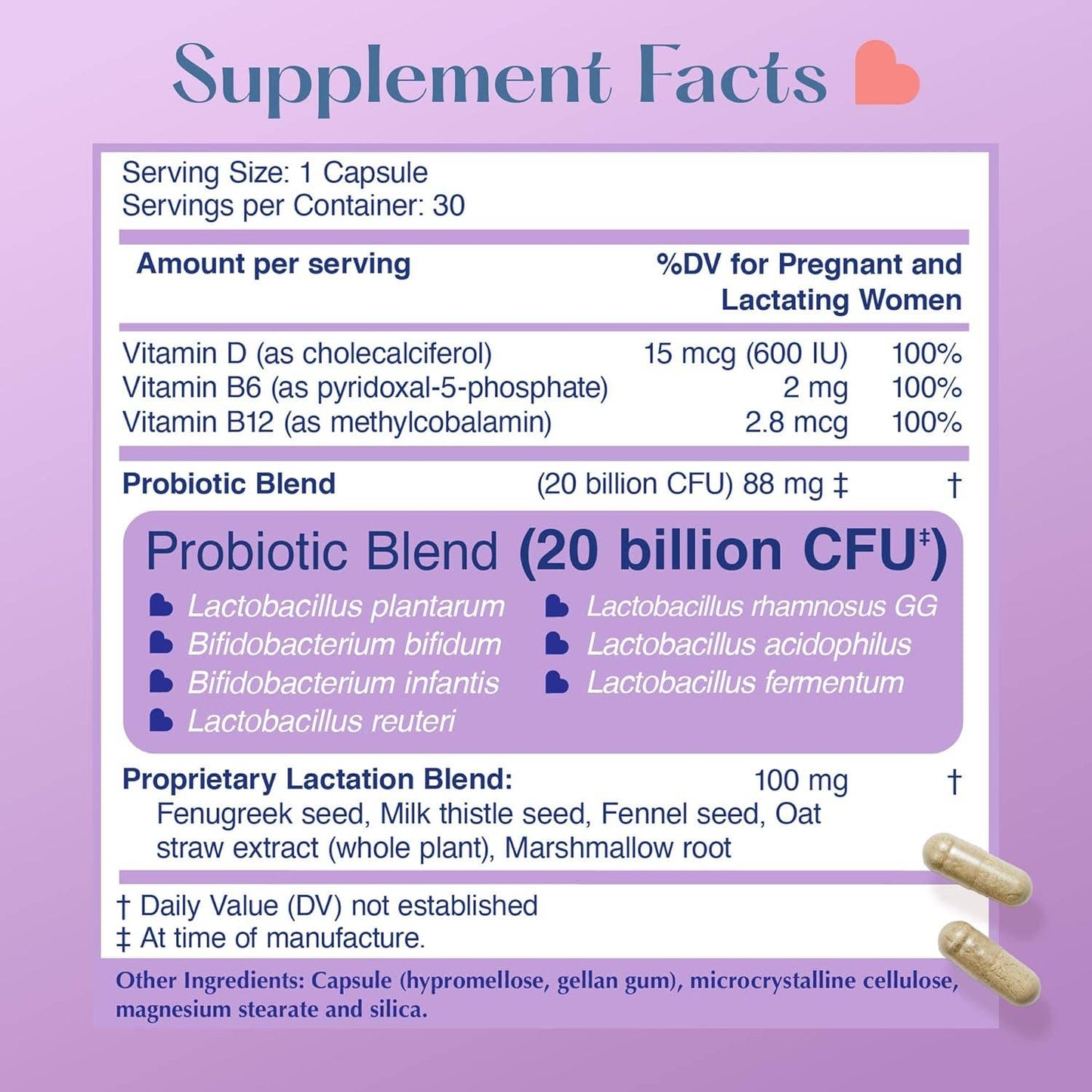 Postnatal Probiotic - Lactation Formula