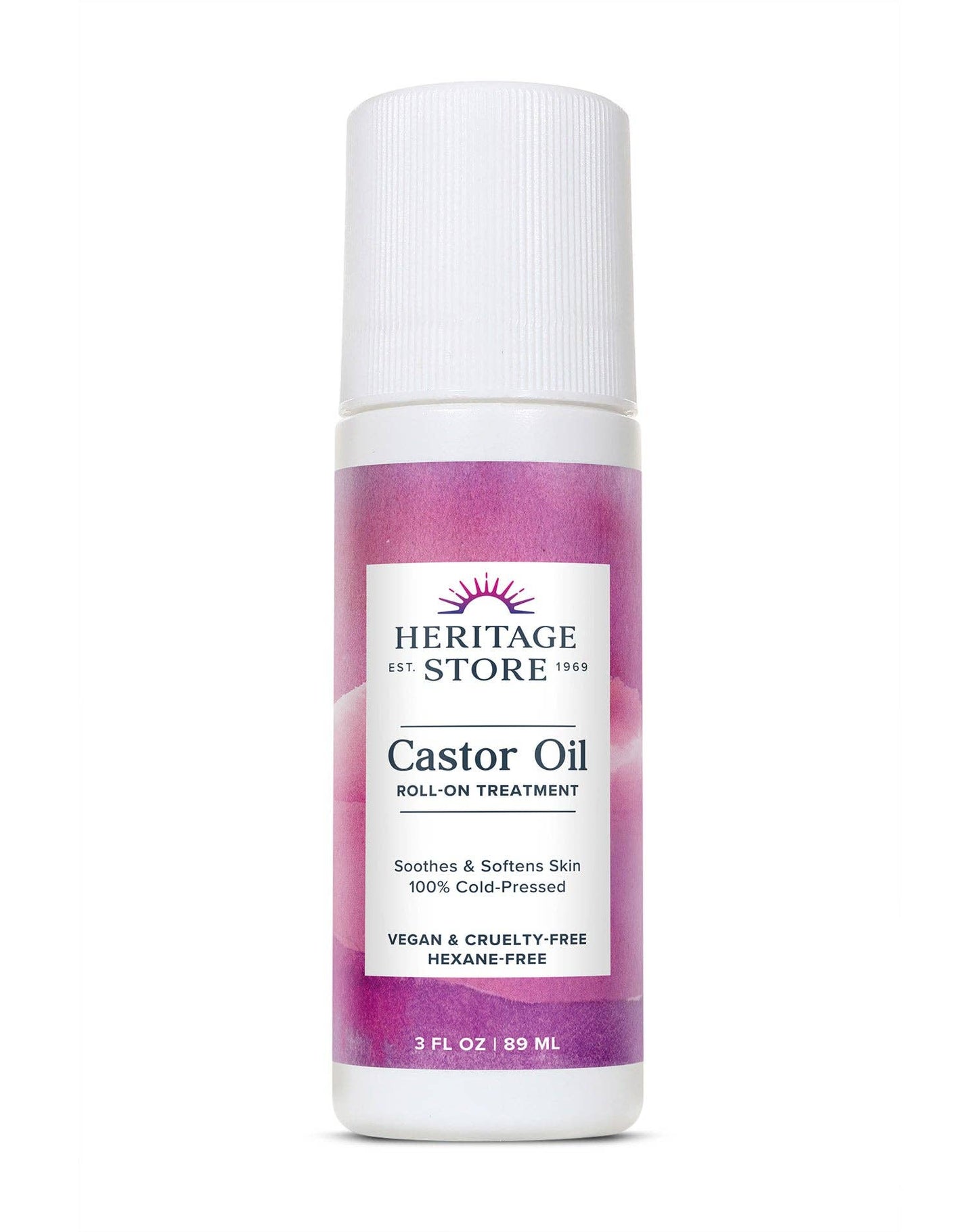 Castor Oil Roll-On 3 oz: 3oz