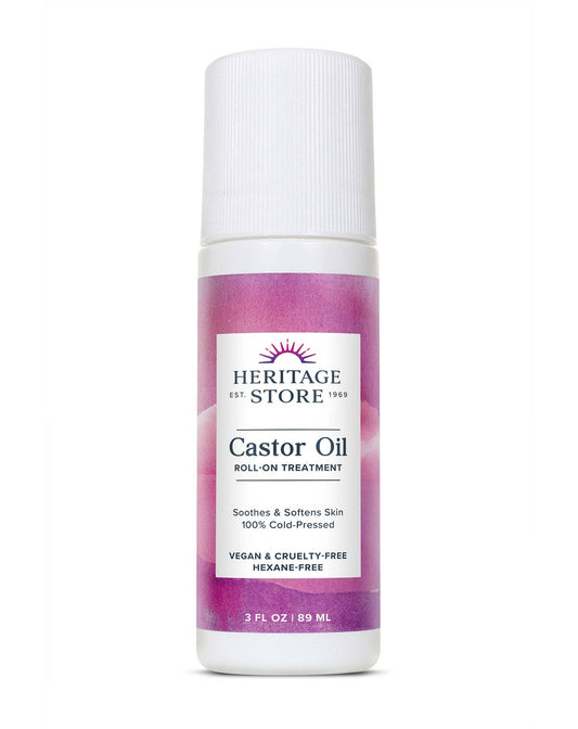 Castor Oil Roll-On 3 oz: 3oz