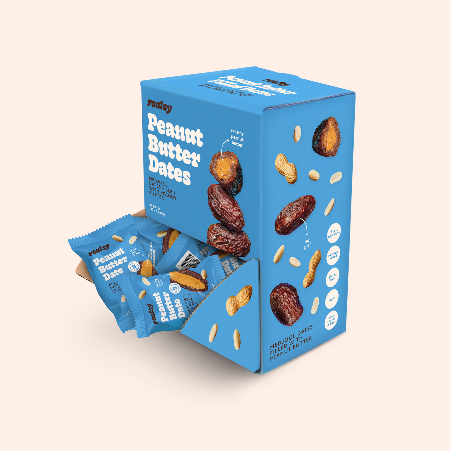 Peanut Butter Dates | Individually Wrapped