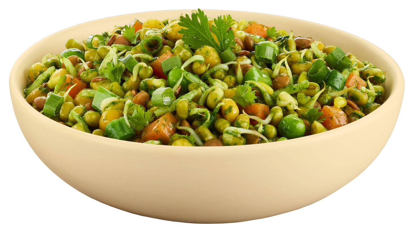Spinach & Garlic - Sprouted Power Bowl - Vegan, Gluten-Free