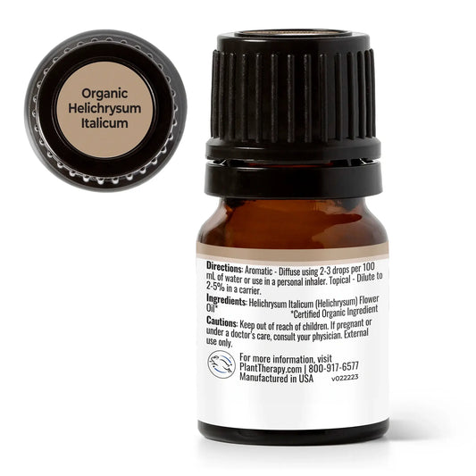 Organic Helichrysum Italicum Essential Oil 2.5 mL
