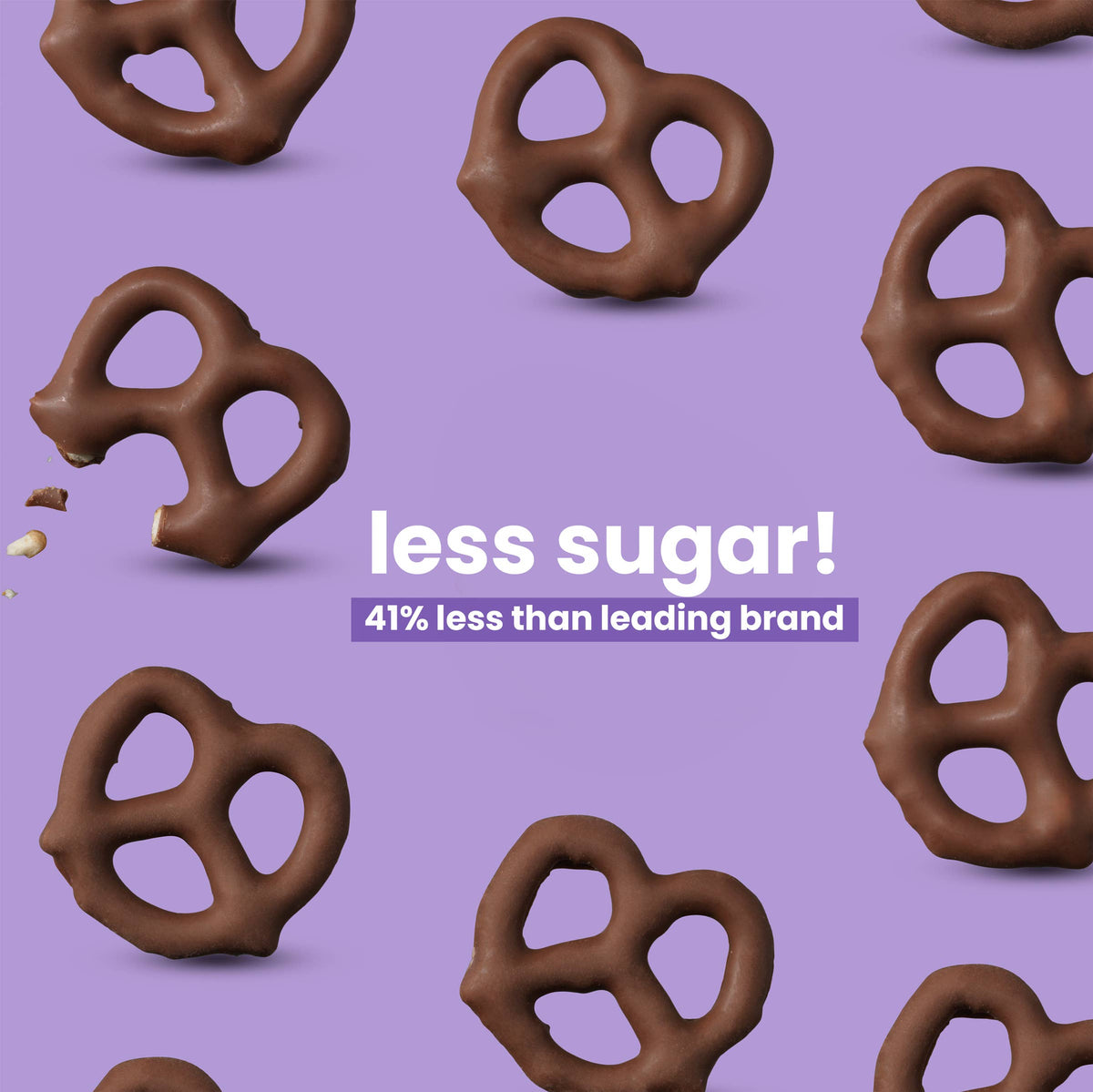 Dark Chocolate Covered Pretzels (6 bags)