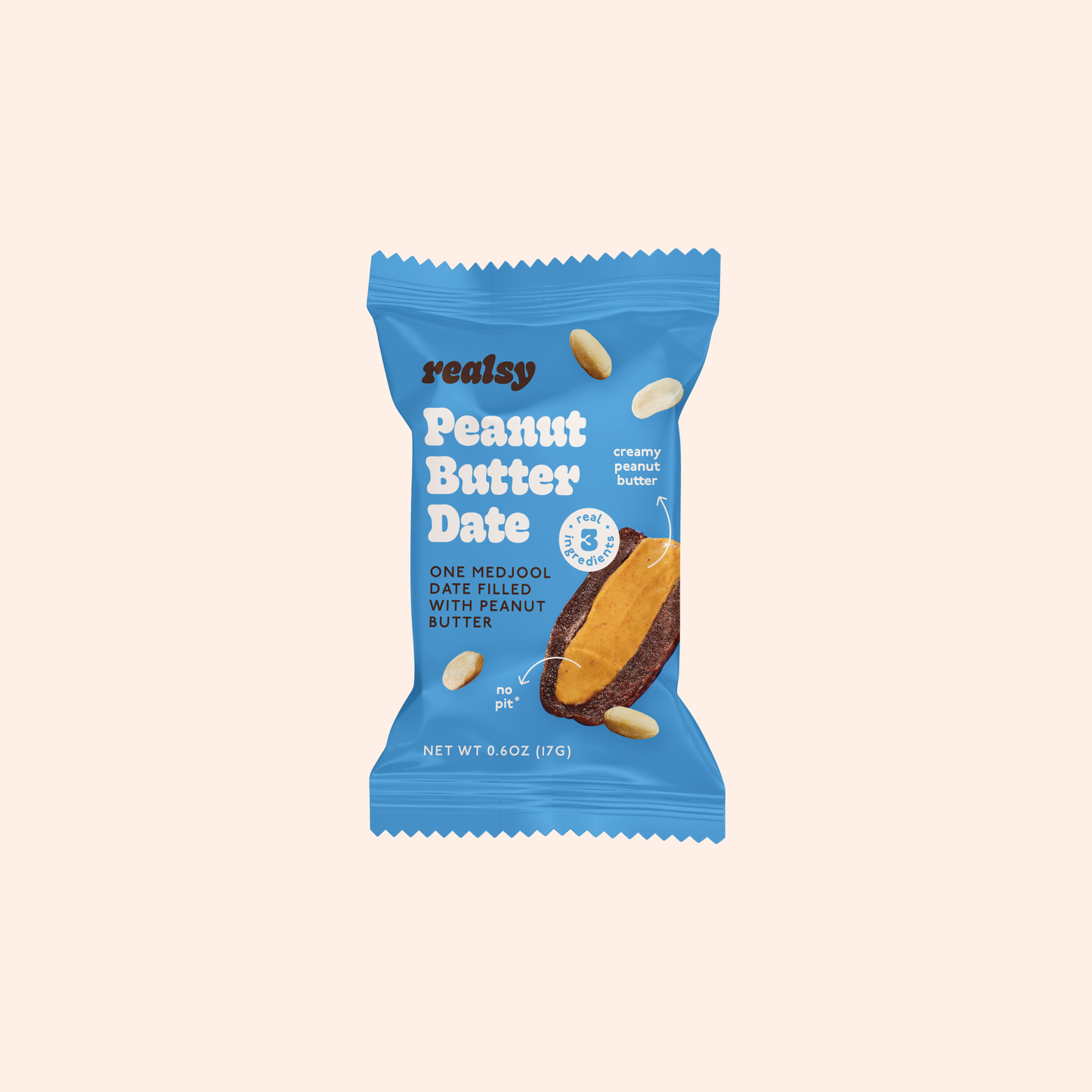 Peanut Butter Dates | Individually Wrapped