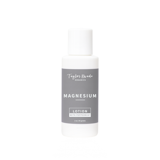 Magnesium Lotion – Muscle & Stress Relief, Sleep Support: 2oz