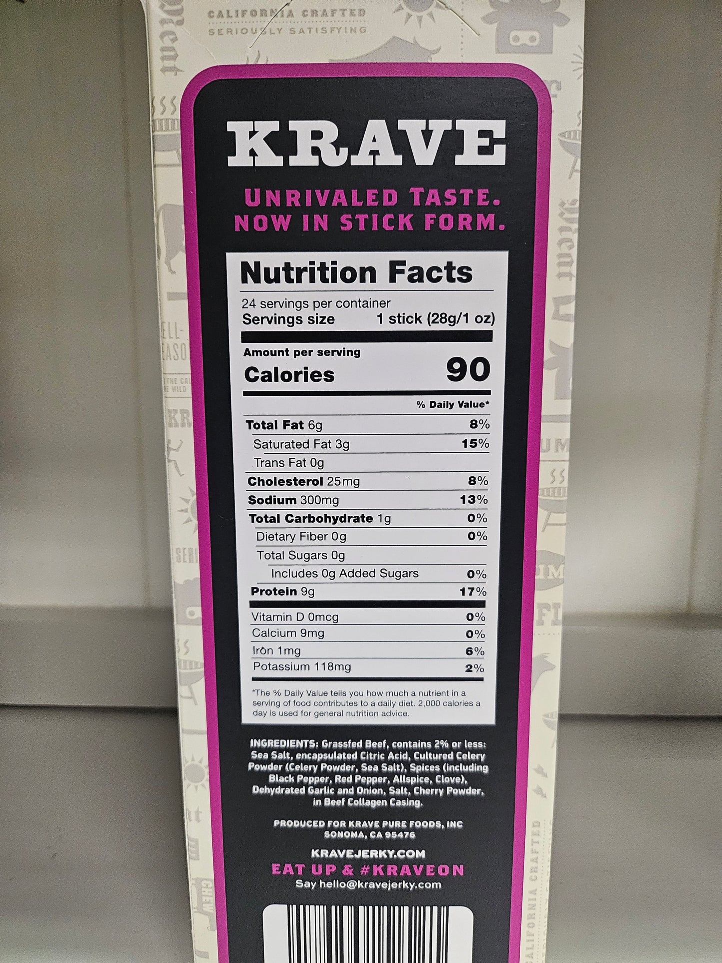 Krave Beef Stick Original