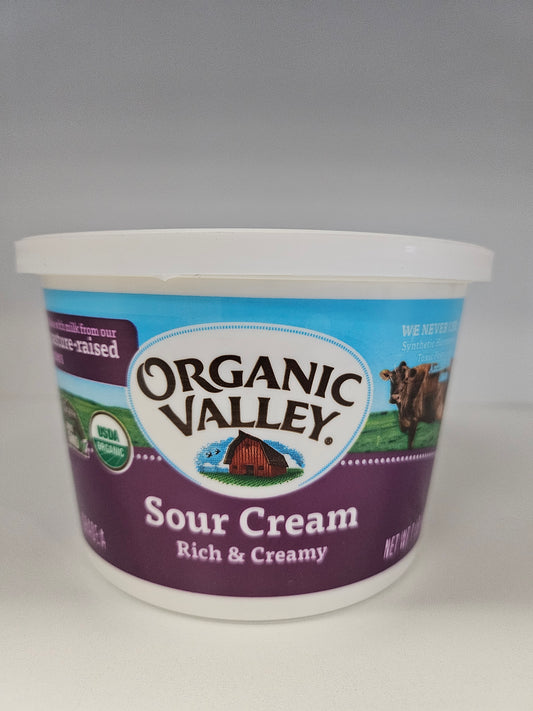 Organic Valley Sour Cream 4% Milk