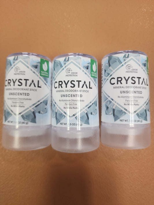 Crystal Mineral Deodorant Unscented