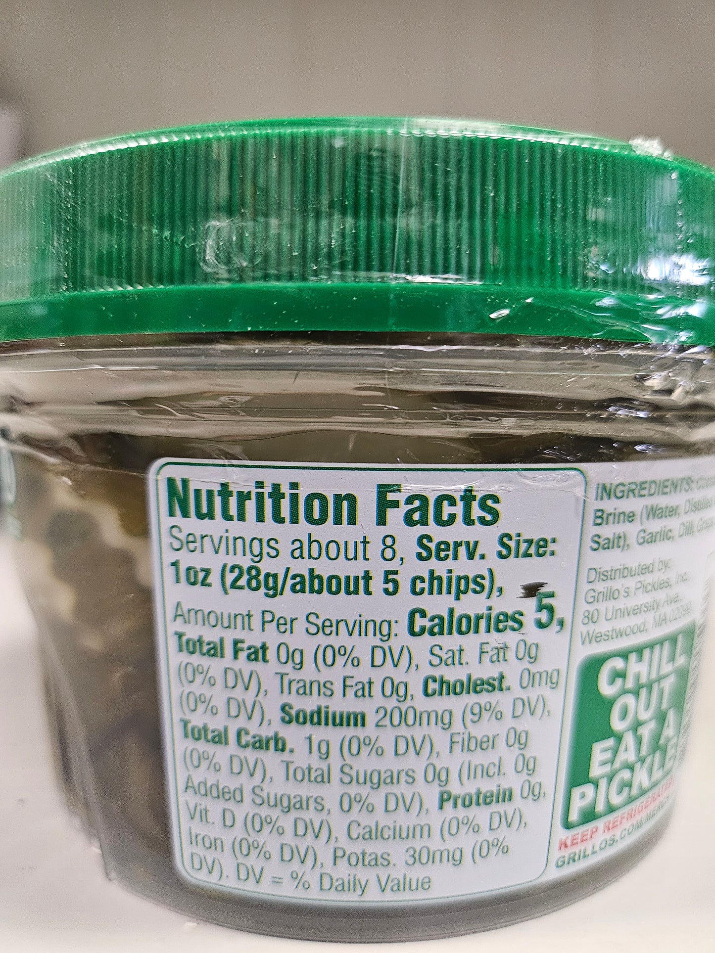 Grillo's Pickles CHIPS DILL ITALIAN