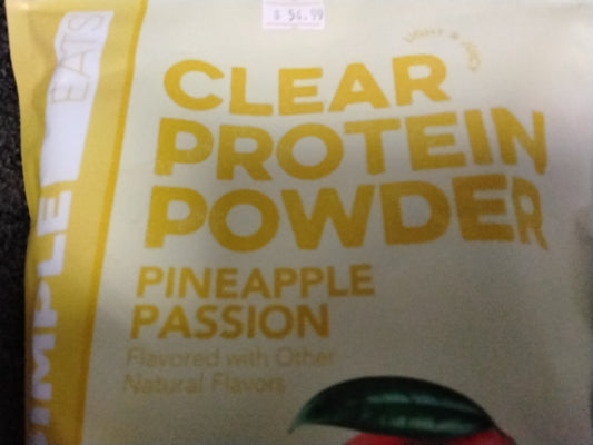 Clean Simple Eats Clear Protein Powder Pineapple Passion