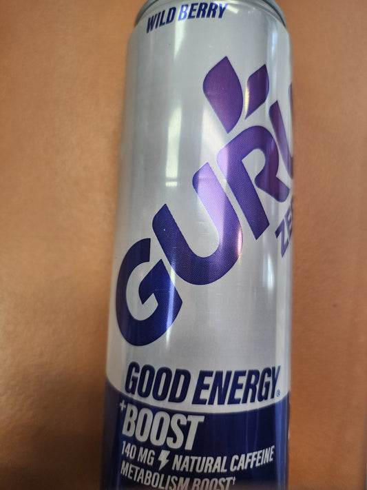 Guru zero good energy boost 12 oz
