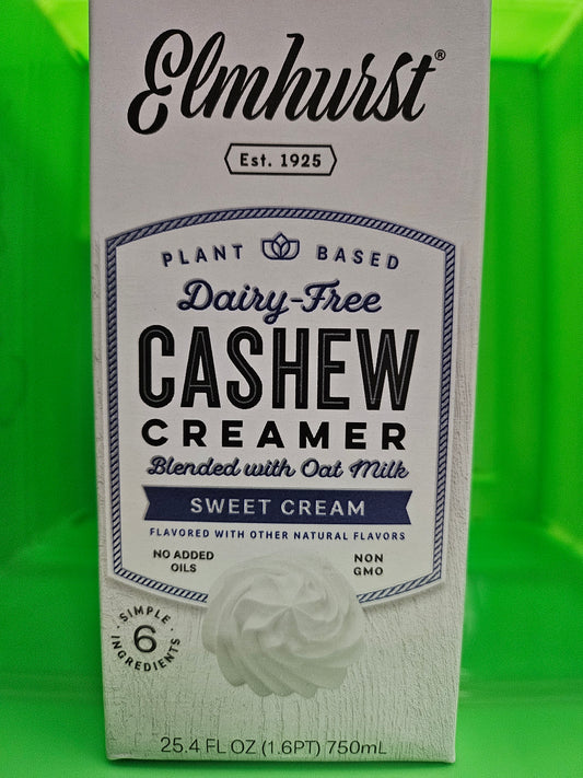 Elmhurst Creamer Sweet Cream Cashew