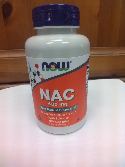 NAC-ACETYL CYSTEINE 600mg 100 VCAPS