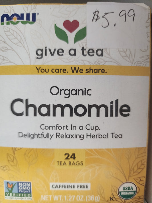Now Give A Tea Organic Chamomile