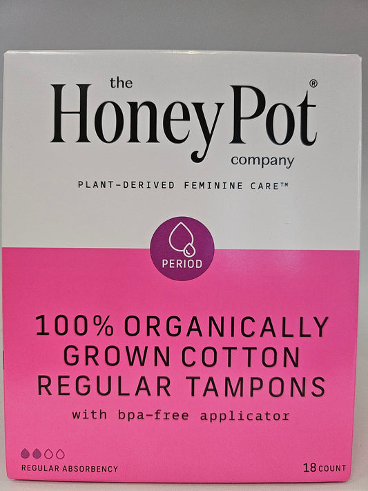 The Honey Pot Cotton Tampons