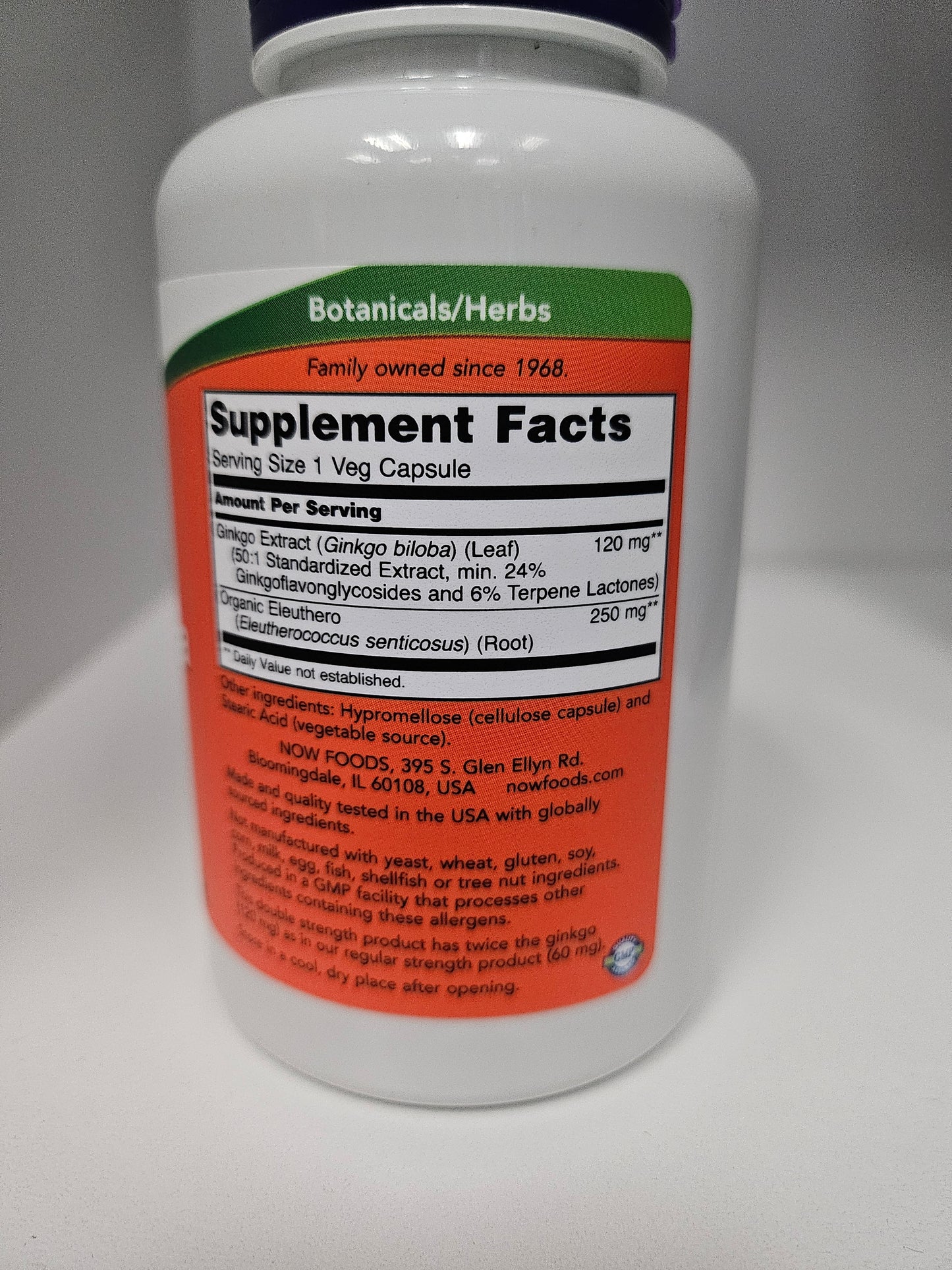 GINKGO BILOBA 120mg  100 VCAPS