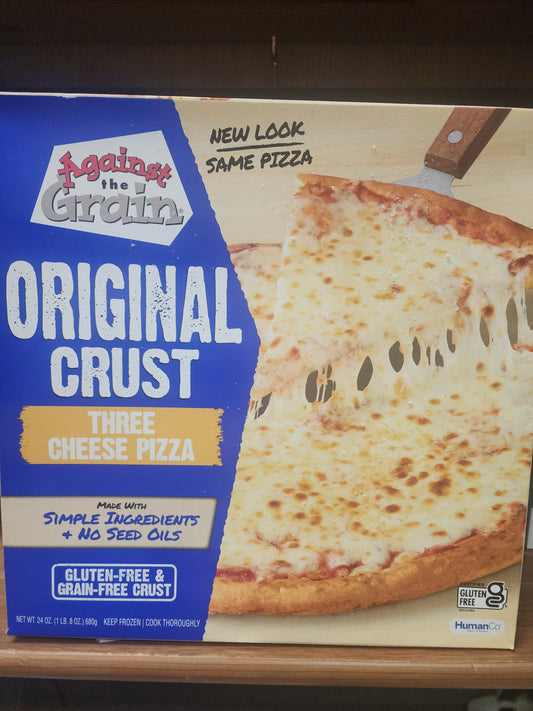 Against the Grain 3 cheese Pizza