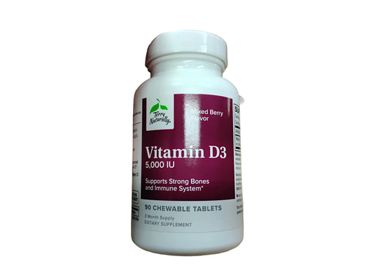 Vitamin D3 chewable 90 CT 5000IU