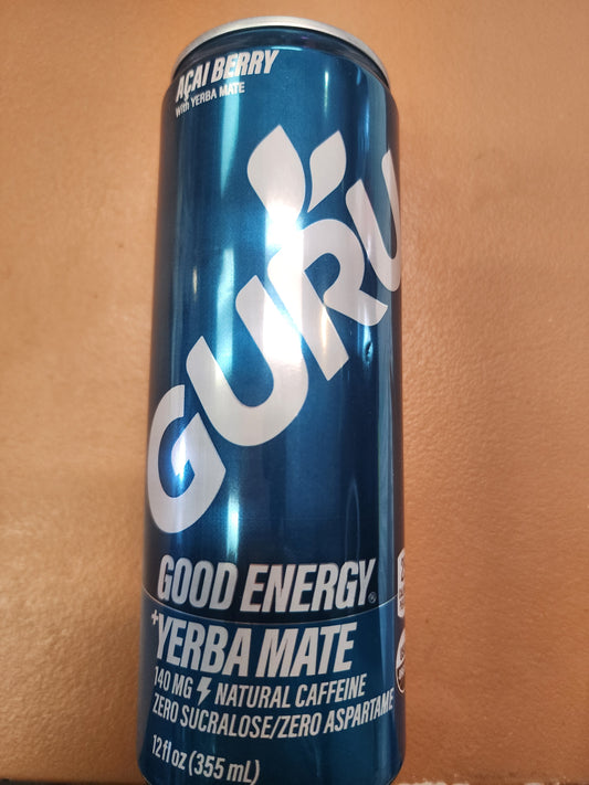 Guru Good Energy Yerba Mate Acai Berry