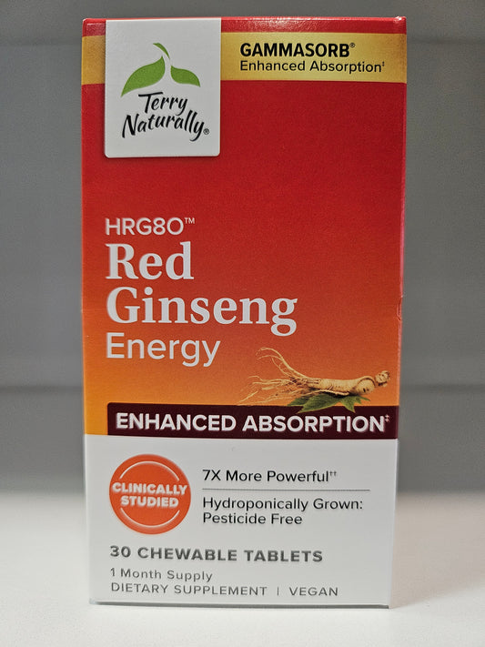 HRG80 Red Ginseng Energy Chewable (30)