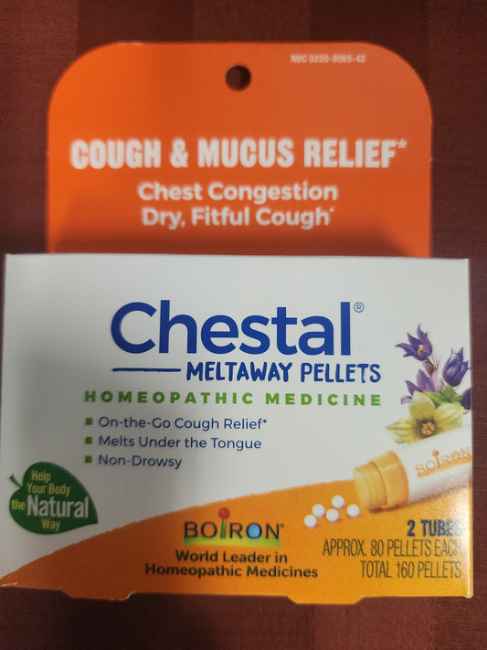 Chestal Meltaway Pellets Cough & Mucus Relief